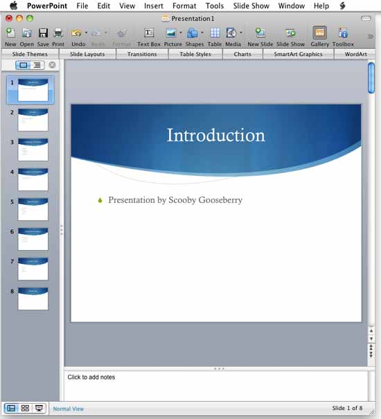 powerpoint 08 for mac